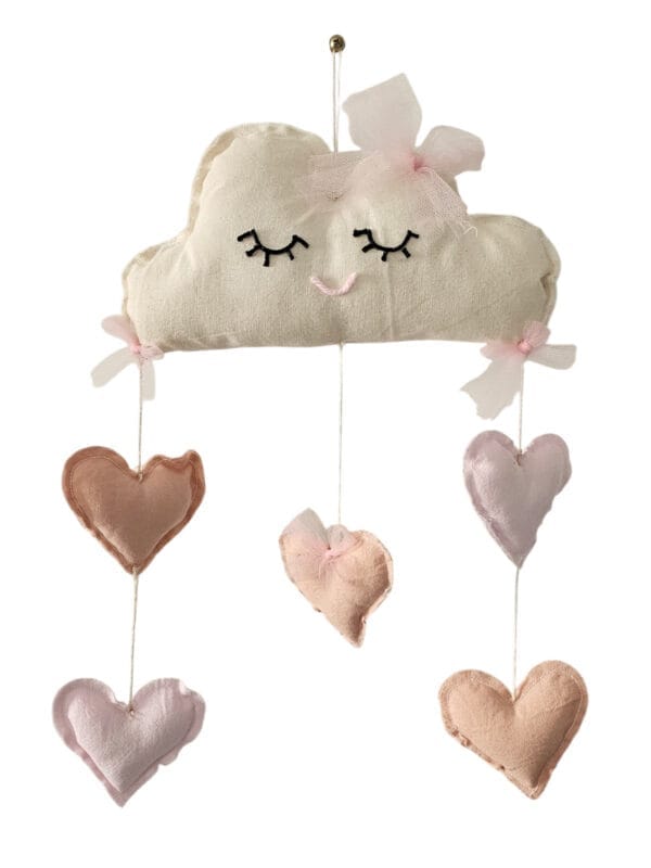 Colgante nube con Corazones