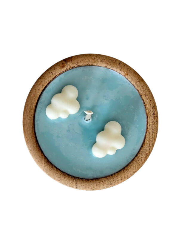 Vela de Soja - Cuenco 10 Cms. Premier - Nubes - Imagen 3