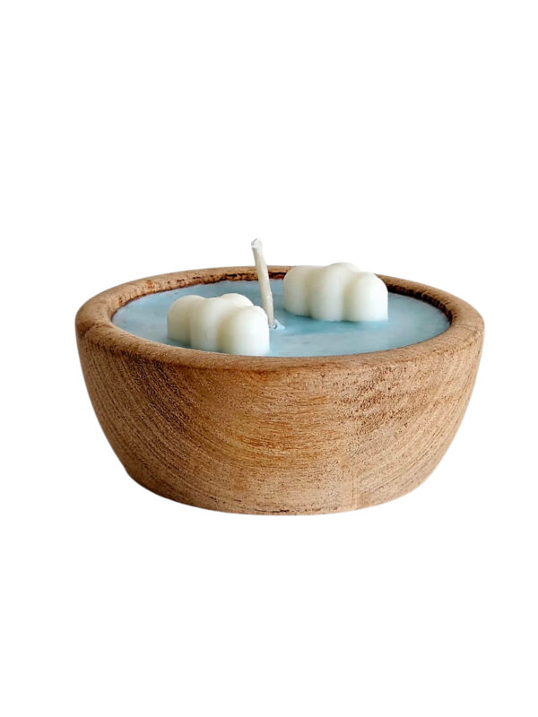 Vela de Soja - Cuenco 10 Cms. Premier - Nubes - Imagen 5