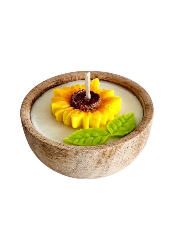 Vela de Soja - Cuenco 10 Cms. Premier - Girasol