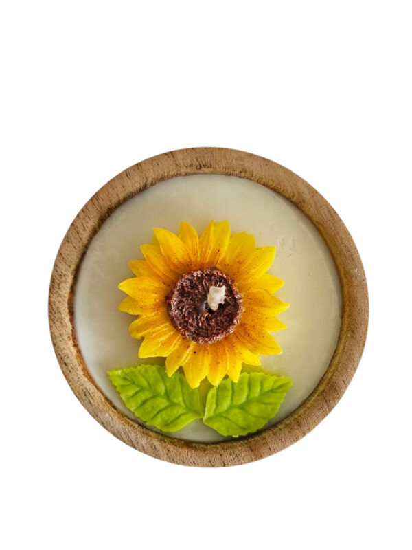 Vela de Soja - Cuenco 10 Cms. Premier - Girasol - Imagen 9